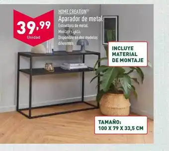 ALDI Home creation aparador de metal oferta
