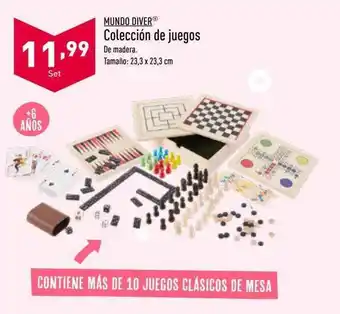 ALDI Mundo diver colección de juegos oferta