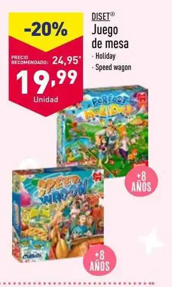 ALDI Diset juego de mesa oferta