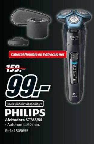MediaMarkt Philips afeitadora s7783-55 oferta