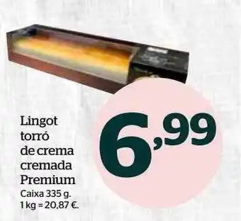 La Sirena Lingot torró de crema cremada premium oferta