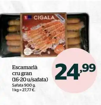 La Sirena Escamarlà cru gran oferta