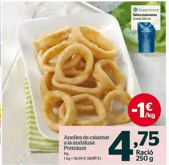 La Sirena Anelles de calamar a la andalusa premium oferta