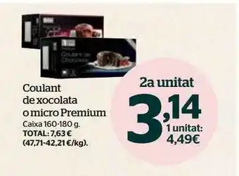 La Sirena Coulant de xocolata o micro premium oferta