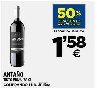 BM Supermercados Antaño tinto rioja oferta