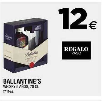 BM Supermercados Ballantine's whisky 5 años oferta