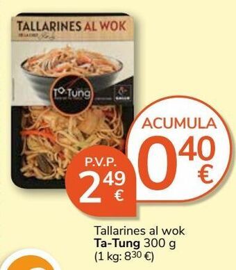 Consum Tallarines ta tung oferta