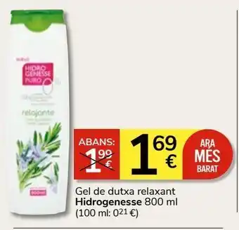 Consum Gel hidrogenesse oferta
