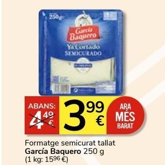 Consum Queso semicurado garcía baquero oferta