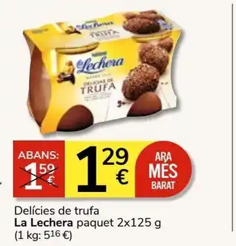 Consum Postres de chocolate la lechera oferta