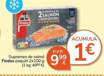 Consum Supremas de salmón findus oferta