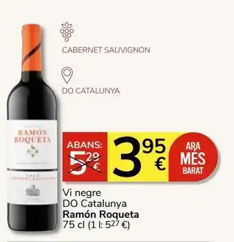 Consum Vino tinto ramón roqueta oferta