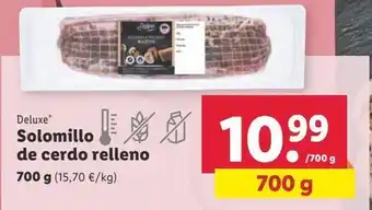 Lidl Solomillo de cerdo deluxe oferta