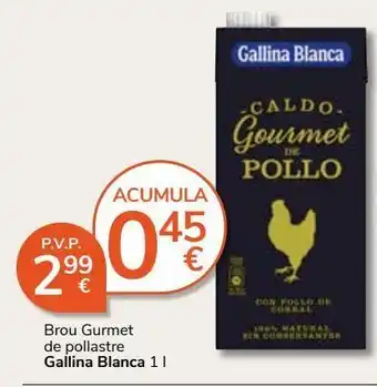 Consum Caldo de pollo gallina blanca oferta