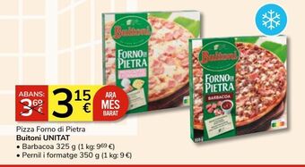 Consum Pizza forno di pietra buitoni oferta