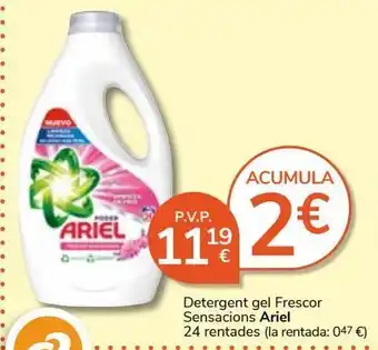 Consum Detergente gel ariel oferta