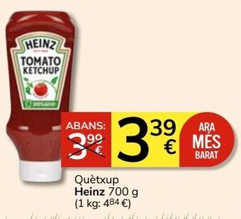 Consum Ketchup heinz oferta