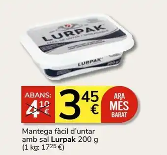 Consum Mantequilla oferta