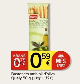 Consum Palitos de pan quely oferta