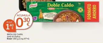 Consum Caldo de carne knorr oferta