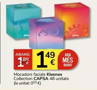 Consum Pañuelos de papel kleenex oferta