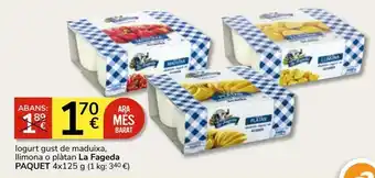 Consum Yogur la fageda oferta