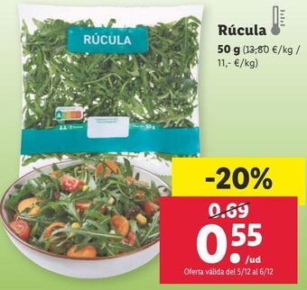 Lidl Rúcula oferta