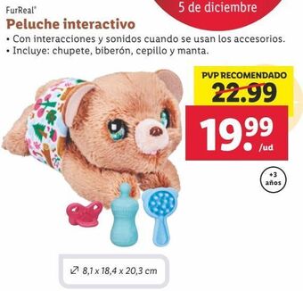 Lidl Peluche oferta