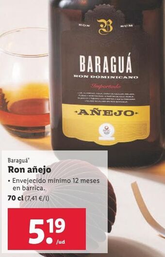 Lidl Ron añejo baraguá oferta
