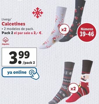 Lidl Calcetines livergy oferta
