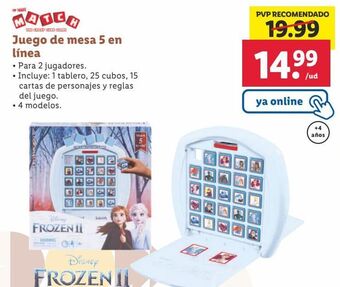 Lidl Juegos de mesa oferta