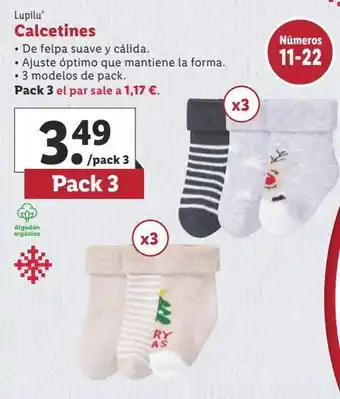 Lidl Calcetines lupilu oferta