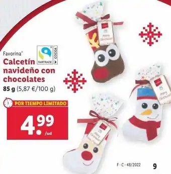 Lidl Decoración de navidad favorina oferta
