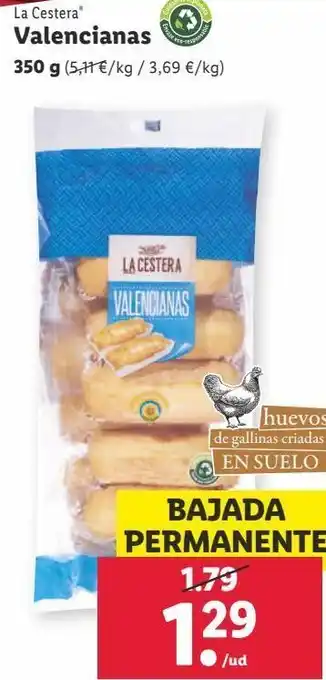 Lidl Bollería la cestera oferta