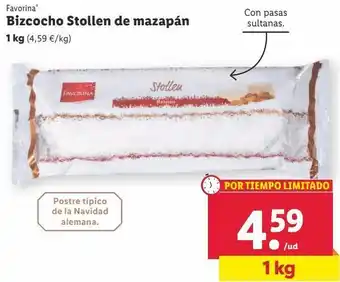 Lidl Bizcocho favorina oferta