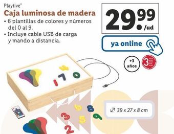 Lidl Juguetes de madera playtive oferta