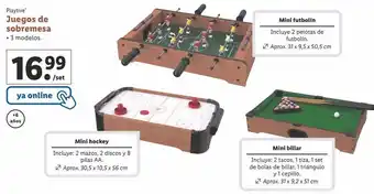 Lidl Futbolín playtive oferta