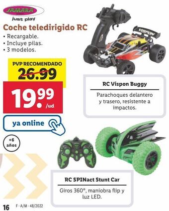 Lidl Coche teledirigido oferta