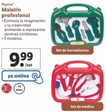 Lidl Maletín de médico playtive oferta