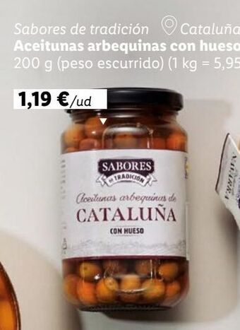 Lidl Aceitunas con hueso oferta