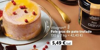 Lidl Foie gras oferta