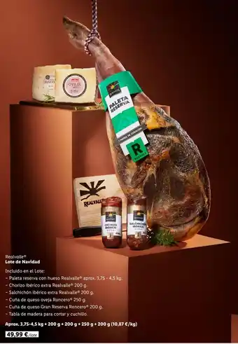 Lidl Lotes de navidad realvalle oferta