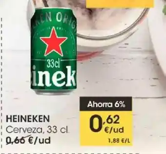 Eroski Heineken Cerveza 33cl oferta