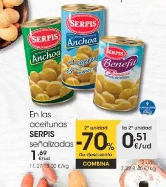 Eroski En Las Aceitunas Serpis Señalizadas oferta