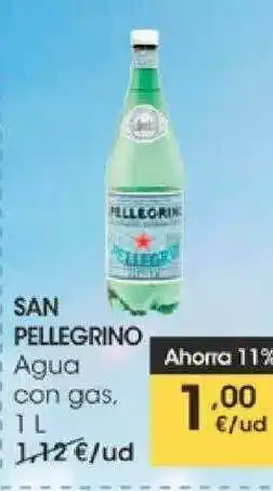 Eroski San Pellegrino Agua Con Gas 1L oferta
