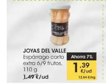 Eroski Joyas Del Valle Espárrago Corto Extra 6 9 Frutos 110g oferta