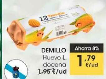 Eroski Demillo Huevo L. Docena oferta