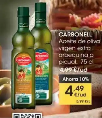 Eroski Carbonell Aceite De Oliva Virgen Extra Arbequina O Picual 75cl oferta