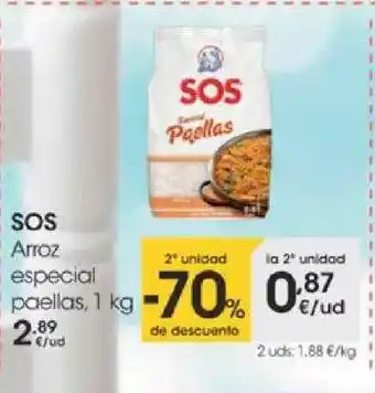 Eroski Sos Arroz Especial Paellas 1kg oferta