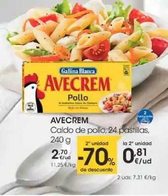 Eroski Avecrem Caldo De Pollo 240g oferta